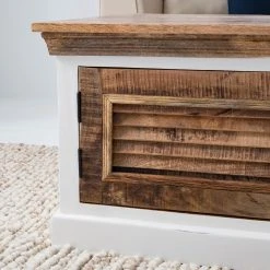 Maison Belfort Couchtisch Newhaven - Mango massiv - Mango / Weiß 20 Maison Belfort Couchtisch Newhaven - Mango massiv - Mango / Weiß -Wohnzimmermöbel boutique en ligne 1000209374 210311 08073800006 DETAILS P000000001000209374