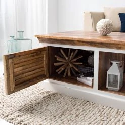 Maison Belfort Couchtisch Newhaven - Mango massiv - Mango / Weiß 21 Maison Belfort Couchtisch Newhaven - Mango massiv - Mango / Weiß -Wohnzimmermöbel boutique en ligne 1000209374 210311 08073900007 DETAILS P000000001000209374