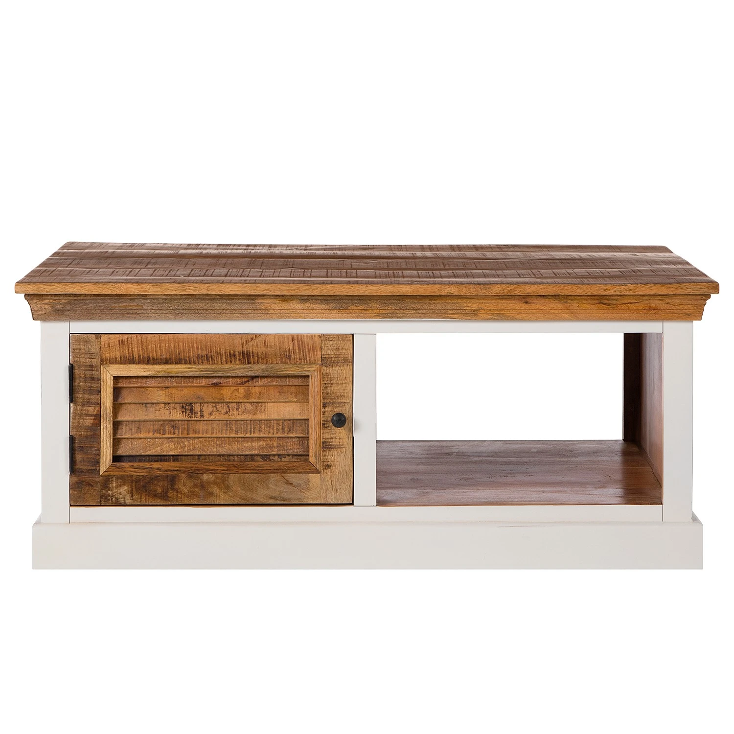 Maison Belfort Couchtisch Newhaven - Mango massiv - Mango / Weiß 10 Maison Belfort Couchtisch Newhaven - Mango massiv - Mango / Weiß – Bild 10