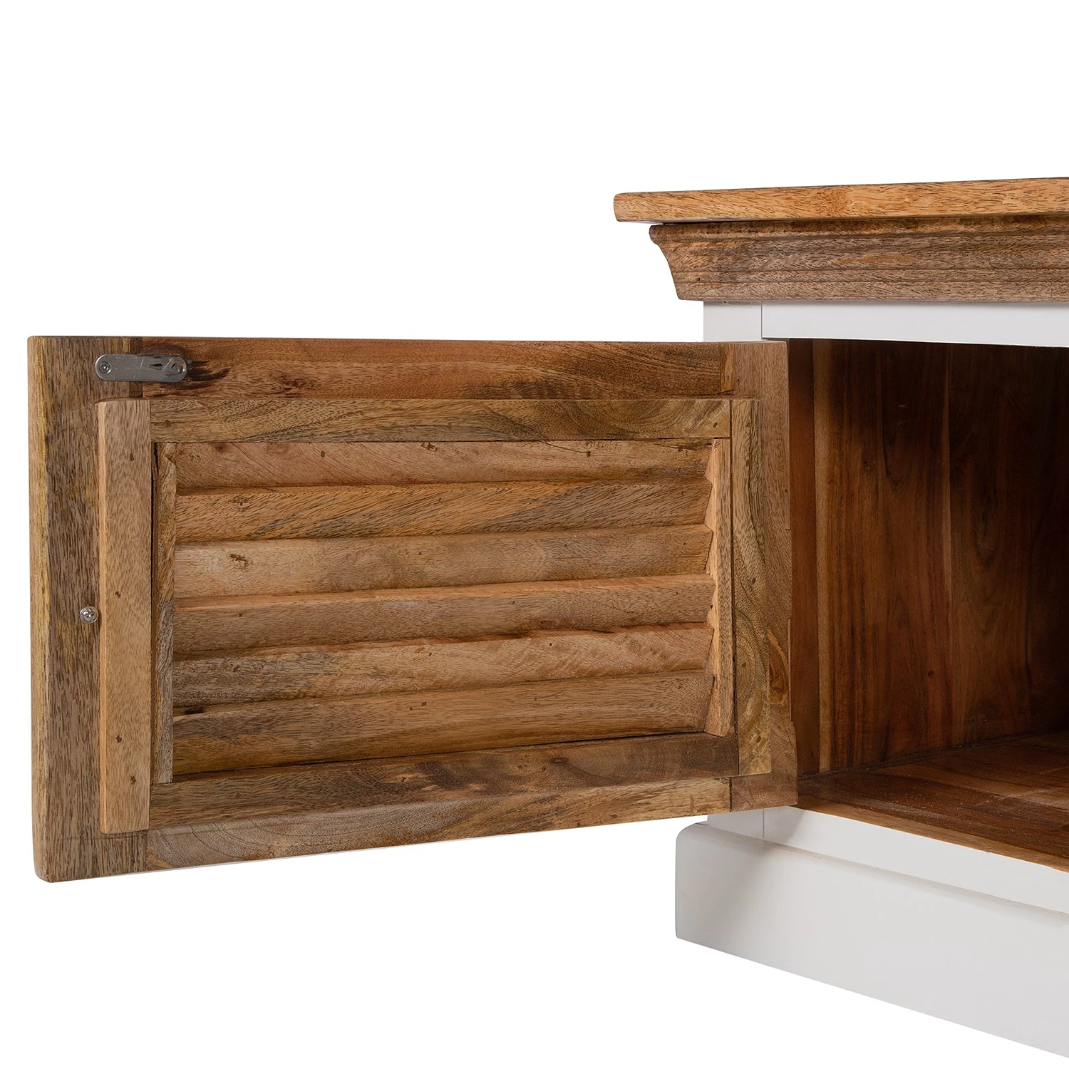 Maison Belfort Couchtisch Newhaven - Mango massiv - Mango / Weiß 14 Maison Belfort Couchtisch Newhaven - Mango massiv - Mango / Weiß – Bild 14