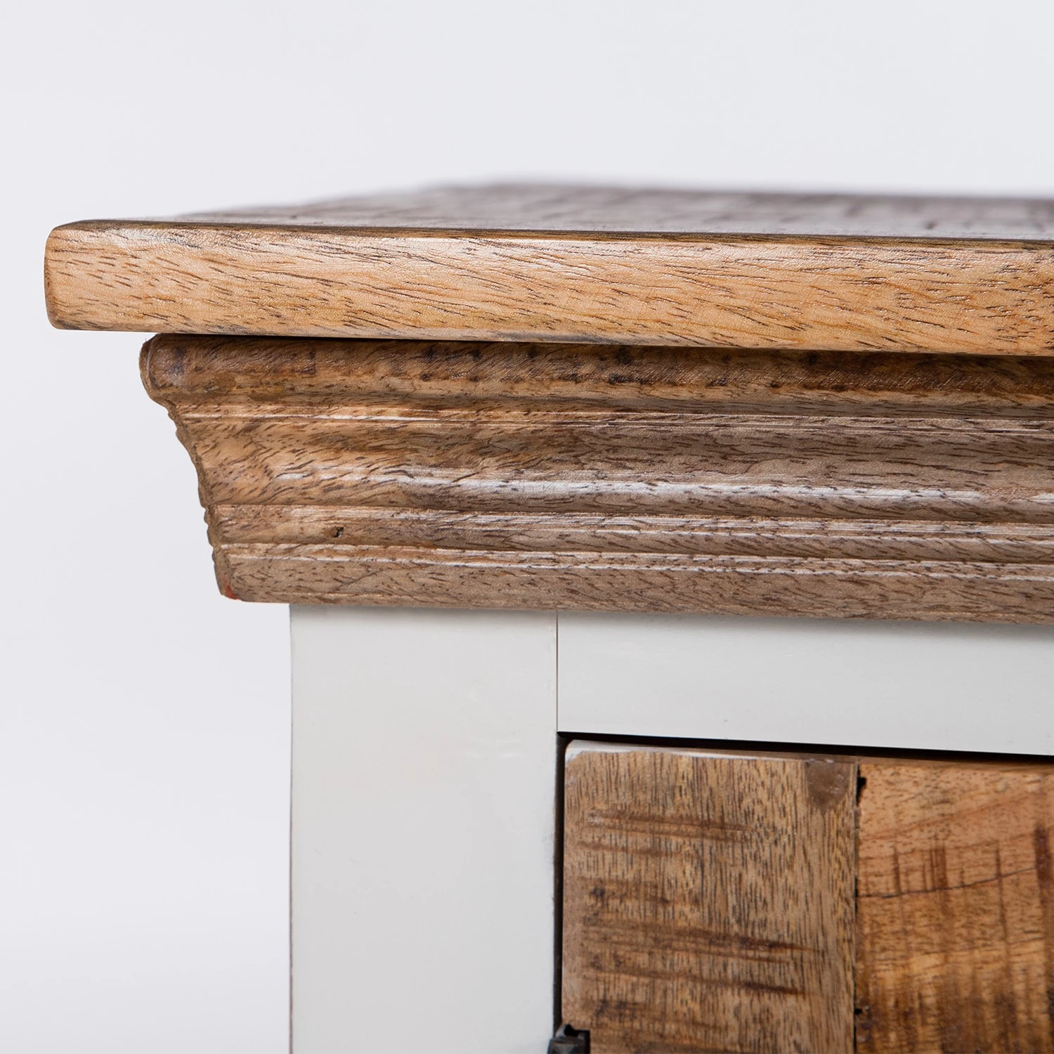 Maison Belfort Couchtisch Newhaven - Mango massiv - Mango / Weiß 15 Maison Belfort Couchtisch Newhaven - Mango massiv - Mango / Weiß – Bild 15