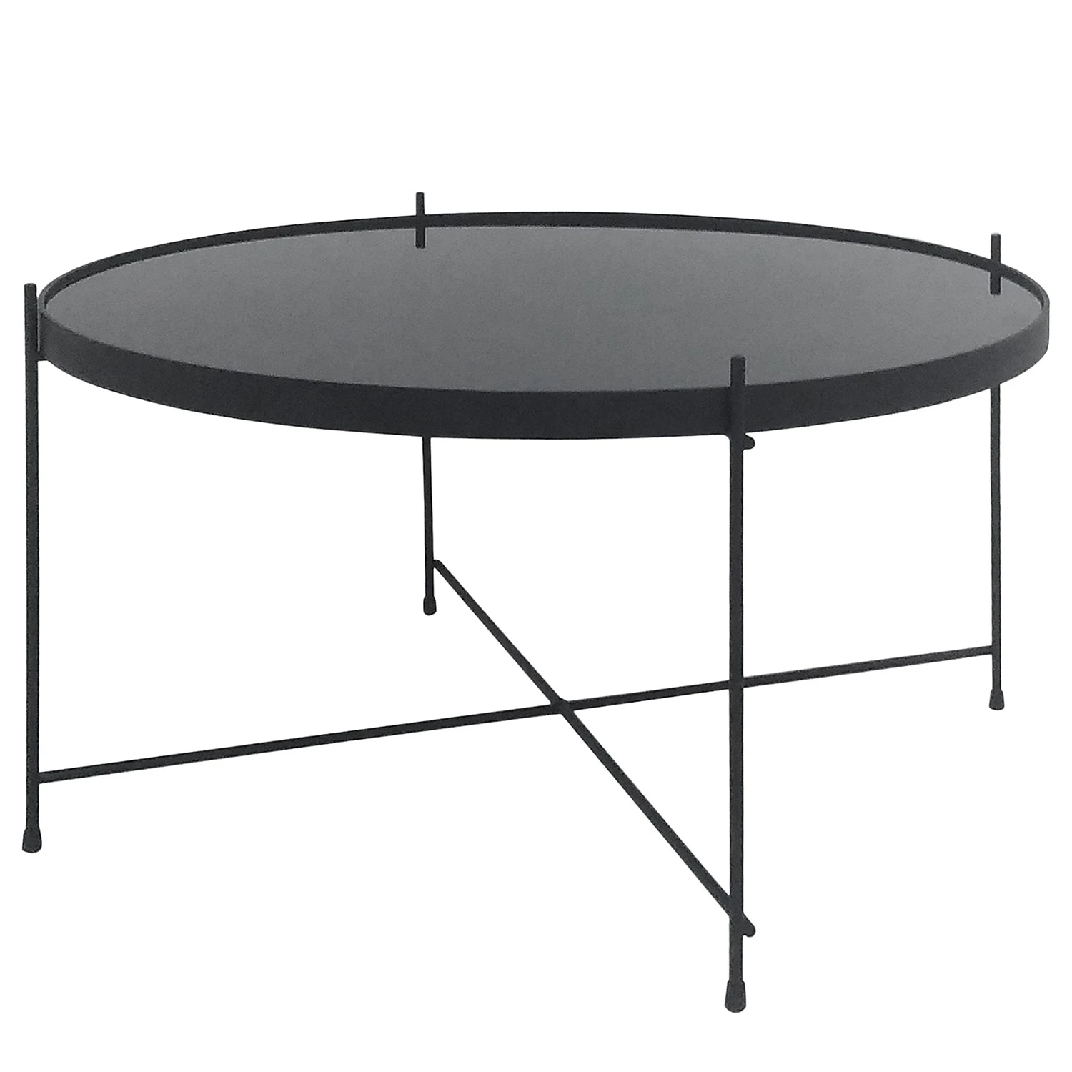 Loftscape Couchtisch Verrado - Glas / Metall - Schwarz 1 Loftscape Couchtisch Verrado - Glas / Metall - Schwarz