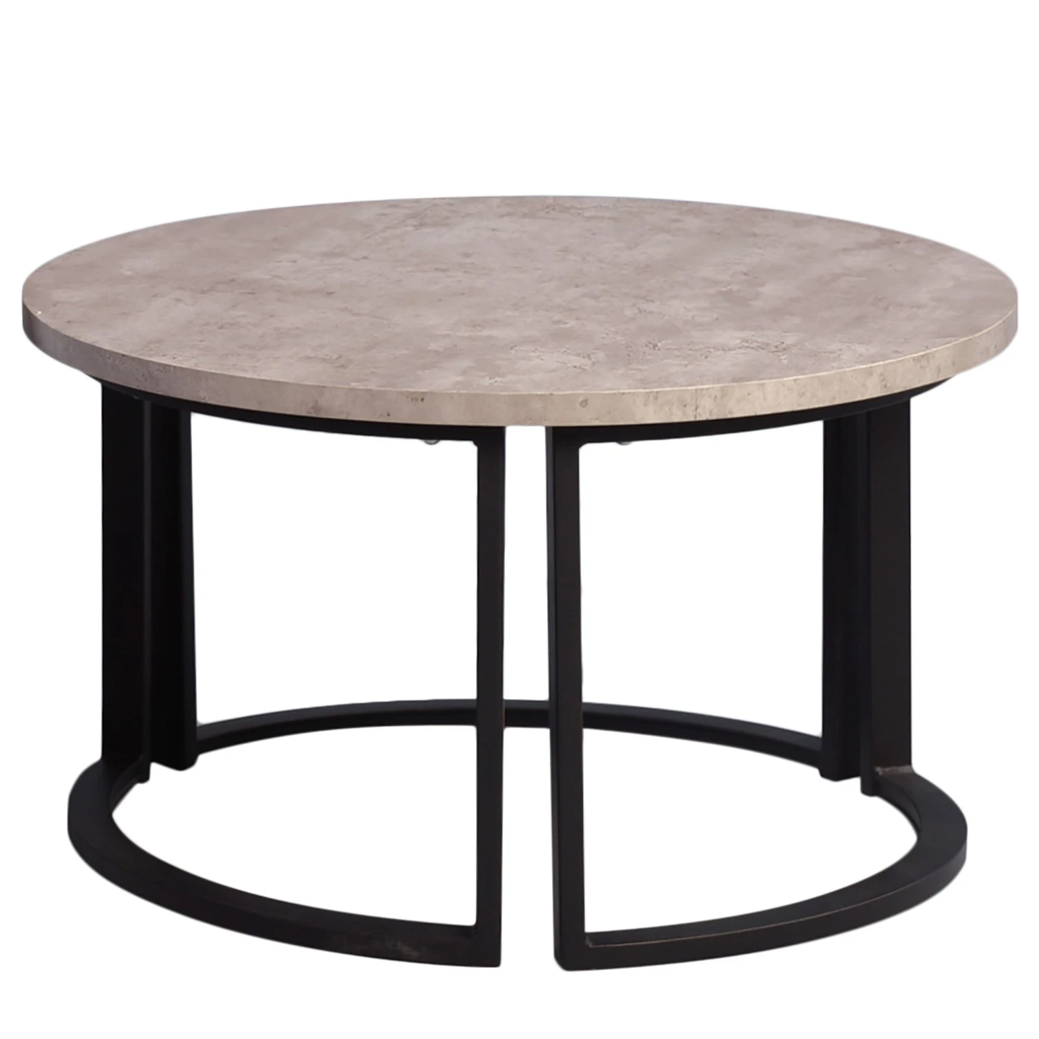 Loftscape Couchtisch Kuau I - Beton Dekor / Schwarz 1 Loftscape Couchtisch Kuau I - Beton Dekor / Schwarz