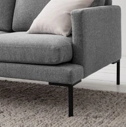 Fredriks Sofa Bellaire(2-Sitzer) - Mischgewebe - Grau - Schwarz 20 Fredriks Sofa Bellaire(2-Sitzer) - Mischgewebe - Grau - Schwarz -Wohnzimmermöbel boutique en ligne 1000209729 201110 13550100403 DETAILS P000000001000209729