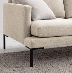 Fredriks Ecksofa Bellaire - Mischgewebe - Hellbeige - Ottomane davorstehend rechts - Schwarz 22 Fredriks Ecksofa Bellaire - Mischgewebe - Hellbeige - Ottomane davorstehend rechts - Schwarz -Wohnzimmermöbel boutique en ligne 1000209762 201110 13553400791 DETAILS P000000001000209762