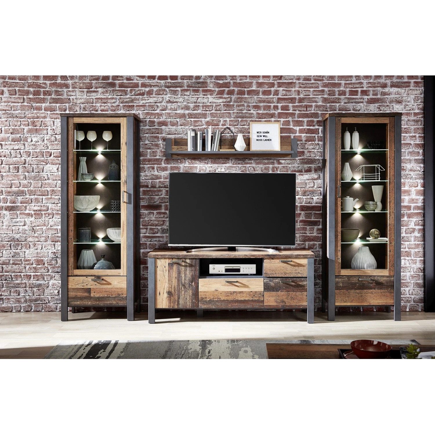 Red Living Wandboard Blackpool - Altholz Dekor / Grau 2 Red Living Wandboard Blackpool - Altholz Dekor / Grau – Bild 2