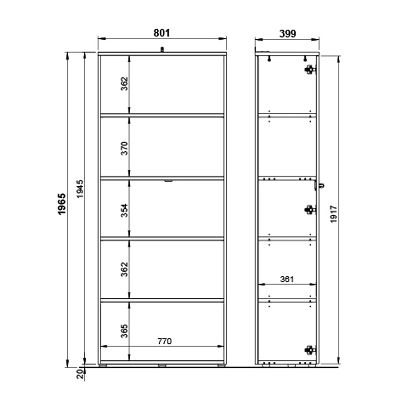 Germania Aktenschrank GW-Agenda IV - Eiche Grandson Dekor / Graphit 5 Germania Aktenschrank GW-Agenda IV - Eiche Grandson Dekor / Graphit – Bild 5