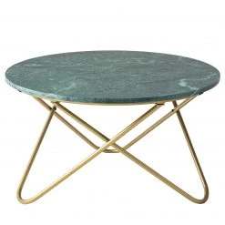 Studio Copenhagen Couchtisch Menou II - Marmor / Metall - Grün / Gold -Wohnzimmermöbel boutique en ligne 1000210777 200430 13185900013 DETAILS P000000001000210777