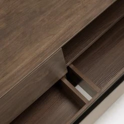 Red Living TV-Lowboard Kluuvi - Echtholzfurnier - Walnuss / Schwarz -Wohnzimmermöbel boutique en ligne 1000210869 200429 17354200012 DETAILS P000000001000210869