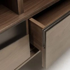 Red Living TV-Lowboard Kluuvi - Echtholzfurnier - Walnuss / Schwarz -Wohnzimmermöbel boutique en ligne 1000210869 200429 17354300013 DETAILS P000000001000210869