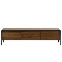 Red Living TV-Lowboard Juuka - Echtholzfurnier - Walnuss / Schwarz -Wohnzimmermöbel boutique en ligne 1000210883 200429 17361500052 DETAILS P000000001000210883