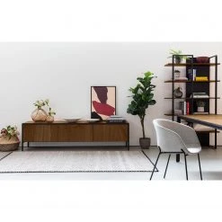 Red Living TV-Lowboard Juuka - Echtholzfurnier - Walnuss / Schwarz -Wohnzimmermöbel boutique en ligne 1000210883 200824 12200500014 MOOD DETAILS P000000001000210883 mood