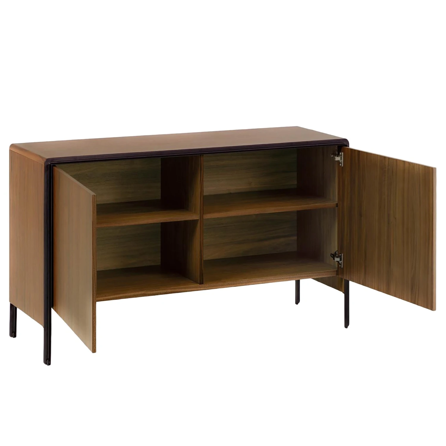 Red Living Sideboard Juuka - Echtholzfurnier - Walnuss / Schwarz 5 Red Living Sideboard Juuka - Echtholzfurnier - Walnuss / Schwarz – Bild 5