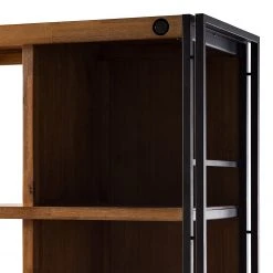 Ars manufacti Regal Manchester VII - Akazie massiv / Metall - Akazie / Anthrazit -Wohnzimmermöbel boutique en ligne 1000210955 201008 16420800015 DETAILS P000000001000210955