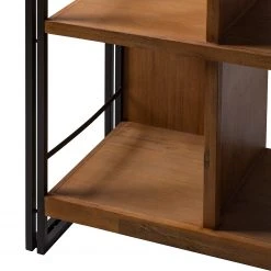 Ars manufacti Regal Manchester VII - Akazie massiv / Metall - Akazie / Anthrazit -Wohnzimmermöbel boutique en ligne 1000210955 201008 16421000016 DETAILS P000000001000210955