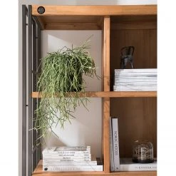 Ars manufacti Regal Manchester VII - Akazie massiv / Metall - Akazie / Anthrazit -Wohnzimmermöbel boutique en ligne 1000210955 210121 12574700012 DETAILS P000000001000210955