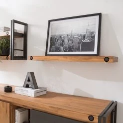 Ars manufacti Wandboard Manchester II - Akazie massiv - Breite: 90 cm 10 Ars manufacti Wandboard Manchester II - Akazie massiv - Breite: 90 cm -Wohnzimmermöbel boutique en ligne 1000210962 210121 12574800021 DETAILS P000000001000210962