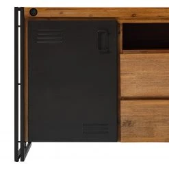 Ars manufacti Sideboard Manchester V - Akazie massiv / Metall - Akazie / Anthrazit -Wohnzimmermöbel boutique en ligne 1000210963 201008 16422200022 DETAILS P000000001000210963