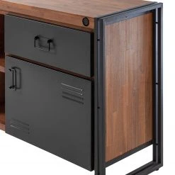 Ars manufacti Sideboard Manchester VI - Akazie massiv / Metall - Akazie / Anthrazit -Wohnzimmermöbel boutique en ligne 1000210964 201027 09484600034 DETAILS P000000001000210964