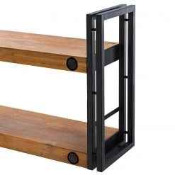 Ars manufacti Wandregal Manchester II - Akazie massiv / Metall - Akazie / Anthrazit -Wohnzimmermöbel boutique en ligne 1000210966 201012 13342200022 DETAILS P000000001000210966