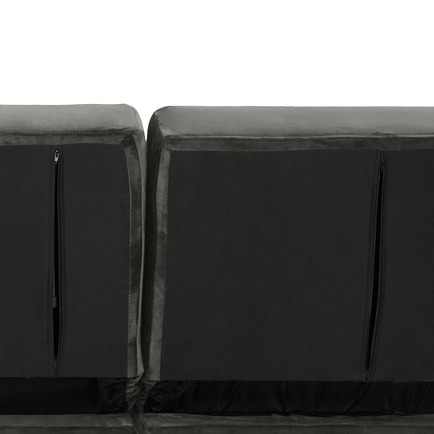 Jack & Alice Ecksofa Daru III - Samt - Grau 14 Jack & Alice Ecksofa Daru III - Samt - Grau – Bild 14