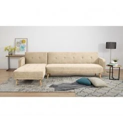 Jack & Alice Ecksofa Daru II - Samt - Beige -Wohnzimmermöbel boutique en ligne 1000211008 200527 17480600311 MOOD DETAILS P000000001000211008 mood