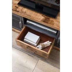 Ars manufacti TV-Lowboard Hunter II - Mango massiv / Metall - Mango / Blaugrau -Wohnzimmermöbel boutique en ligne 1000211062 210225 12525500003 MOOD DETAILS P000000001000211062 mood