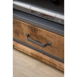 Ars manufacti TV-Lowboard Hunter II - Mango massiv / Metall - Mango / Blaugrau -Wohnzimmermöbel boutique en ligne 1000211062 210225 12530200006 MOOD DETAILS P000000001000211062 mood