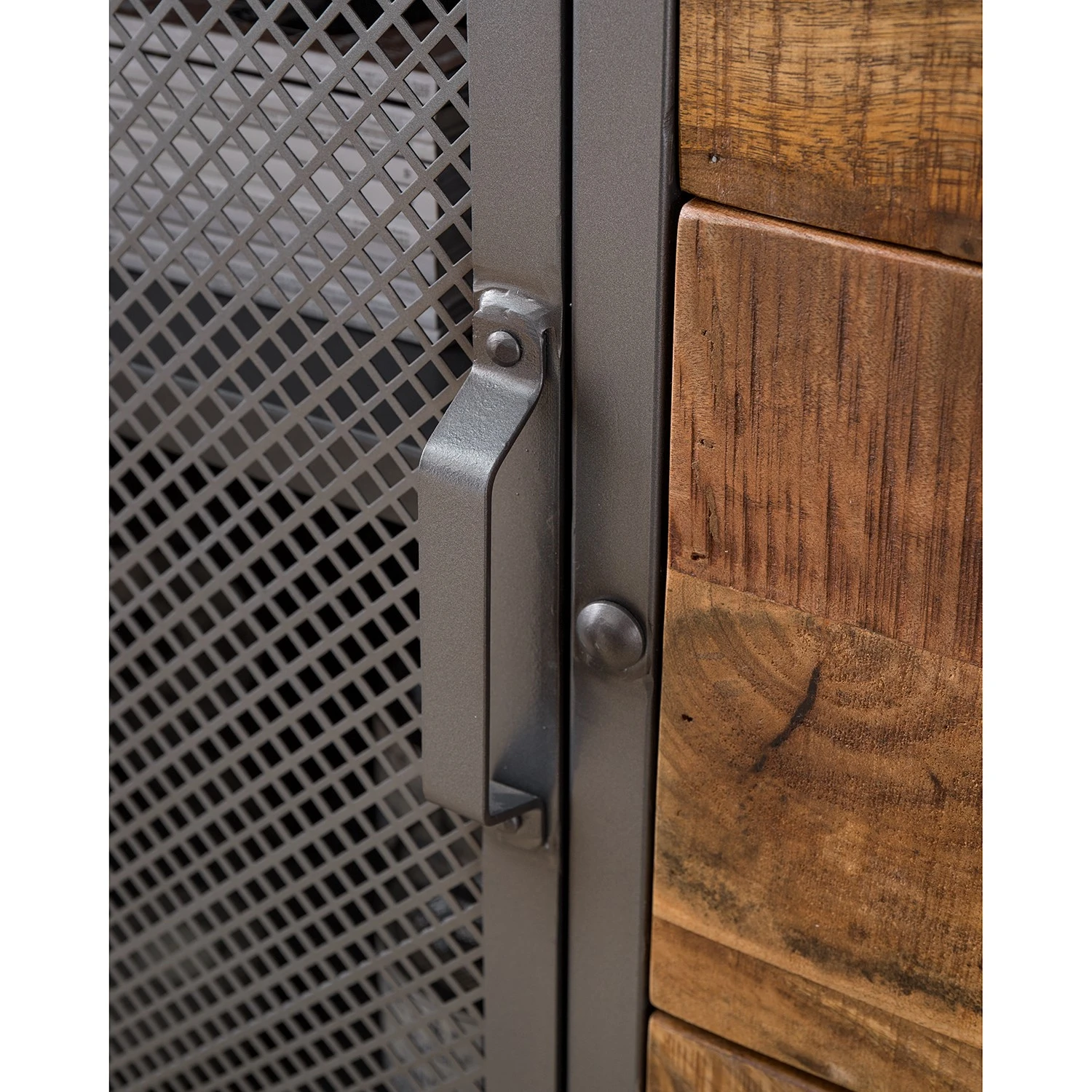 Ars manufacti Sideboard Hunter II - Mango massiv / Metall - Mango / Blaugrau 10 Ars manufacti Sideboard Hunter II - Mango massiv / Metall - Mango / Blaugrau – Bild 10