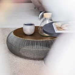 Jack & Alice Couchtisch Crossett - Aluminium / Eisen / Messing Antik / Schwarz -Wohnzimmermöbel boutique en ligne 1000211408 200504 13491000013 DETAILS P000000001000211408