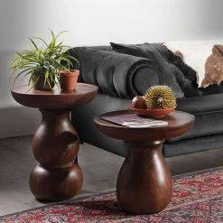 Naturoo Beistelltisch Brookwood II - Mango massiv - Mango Dunkel -Wohnzimmermöbel boutique en ligne 1000211428 200504 13492700086 DETAILS P000000001000211428