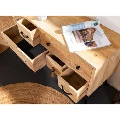 Red Living TV-Lowboard Latta II - Mango massiv / Metall - Mango / Schwarz 10 Red Living TV-Lowboard Latta II - Mango massiv / Metall - Mango / Schwarz -Wohnzimmermöbel boutique en ligne 1000211436 220316 030 DETAILS P000000001000211436