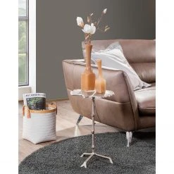 Jack & Alice Beistelltisch Beeville - Aluminium - Silber -Wohnzimmermöbel boutique en ligne 1000211440 200504 13493600138 MOOD DETAILS P000000001000211440 mood