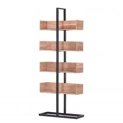 Red Living Regal Toome II - Akazie massiv / Metall - Akazie / Schwarz