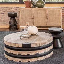 Red Living Beistelltisch Edgewood II - Mango massiv - Mango Schwarz / Mango -Wohnzimmermöbel boutique en ligne 1000211496 200504 13495800312 MOOD DETAILS P000000001000211496 mood