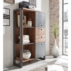 Ars manufacti Regal Marton III - Eiche Stirling Dekor / Anthrazit -Wohnzimmermöbel boutique en ligne 1000211532 200424 13265400122 MOOD DETAILS P000000001000211532 mood