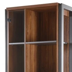 Ars manufacti Vitrinenschrank Marton - Eiche Stirling Dekor / Anthrazit -Wohnzimmermöbel boutique en ligne 1000211534 200424 13270300141 DETAILS P000000001000211534