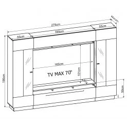 Fredriks TV-Wand Bylas (4-teilig) - Hochglanz Grau 5 Fredriks TV-Wand Bylas (4-teilig) - Hochglanz Grau -Wohnzimmermöbel boutique en ligne 1000211782 220608 500 SKETCH DETAILS P000000001000211782 sketch
