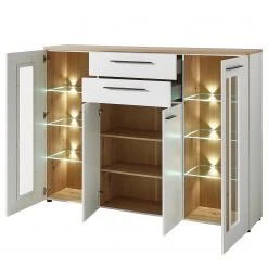 Red Living Highboard Parolin - Inkl. Beleuchtung - Weiß -Wohnzimmermöbel boutique en ligne 1000212344 200507 14290000086 DETAILS P000000001000212344