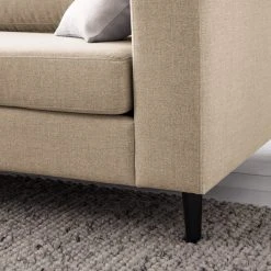 Studio Copenhagen 2,5-Sitzer Sofa COSO Classic - Webstoff Milan: Beige - Buche -Wohnzimmermöbel boutique en ligne 1000213010 201023 11040900063 DETAILS P000000001000213010