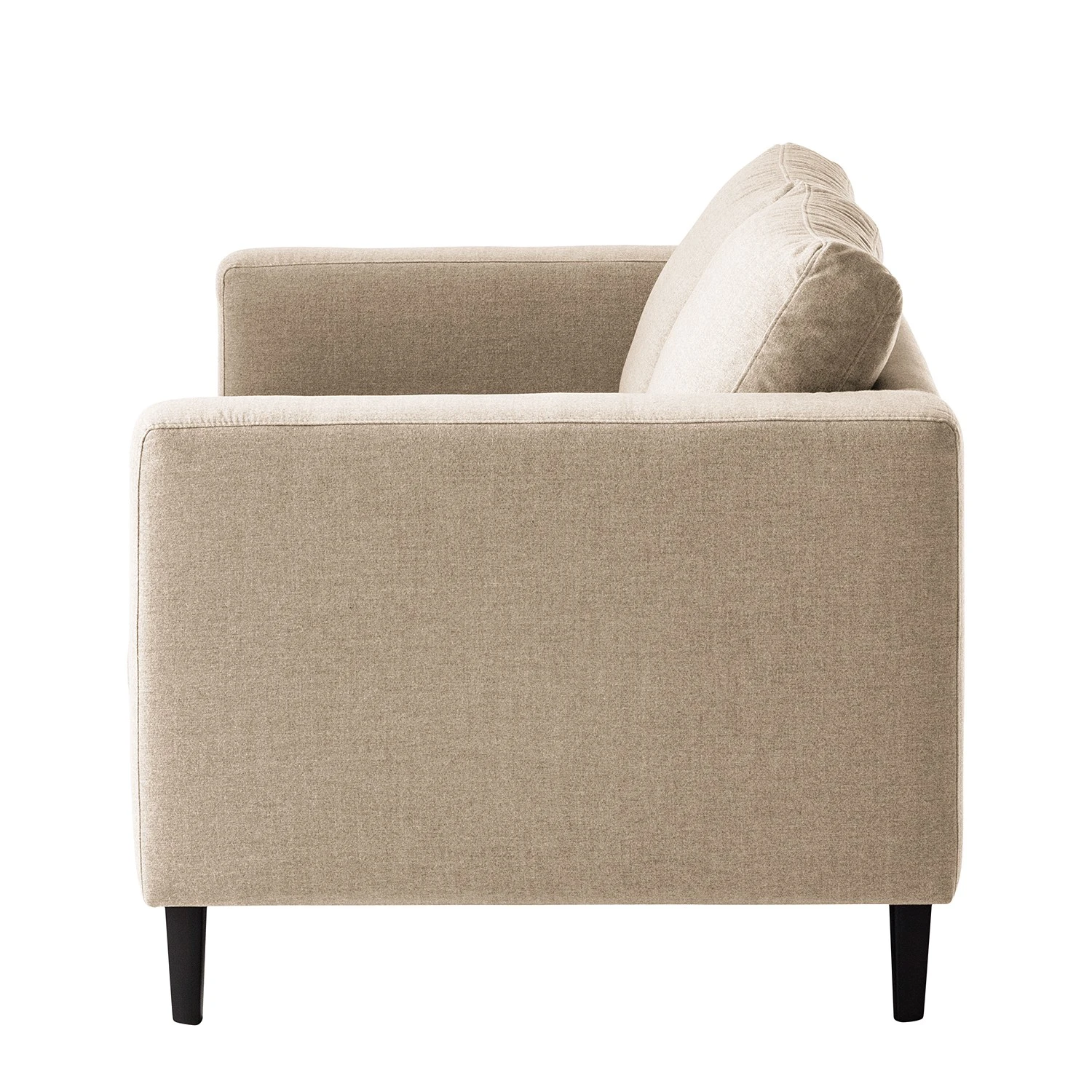 Studio Copenhagen 2-Sitzer Sofa COSO Classic - Webstoff Milan: Beige - Buche 6 Studio Copenhagen 2-Sitzer Sofa COSO Classic - Webstoff Milan: Beige - Buche – Bild 6