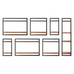 Ars manufacti Wandregal-Set Manchester V (7-teilig) - Akazie massiv / Metall - Akazie / Anthrazit 15 Ars manufacti Wandregal-Set Manchester V (7-teilig) - Akazie massiv / Metall - Akazie / Anthrazit -Wohnzimmermöbel boutique en ligne 1000213201 200713 18103900008 DETAILS P000000001000213201