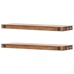 Ars manufacti Wandboard Manchester (2er-Set) - Akazie massiv - Breite: 90 cm