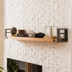 Ars manufacti Wandboard Manchester (3er-Set) - Akazie massiv / Metall - Akazie / Anthrazit - Breite: 110 cm -Wohnzimmermöbel boutique en ligne 1000213219 210831 13323600021 MOOD DETAILS P000000001000213219 mood