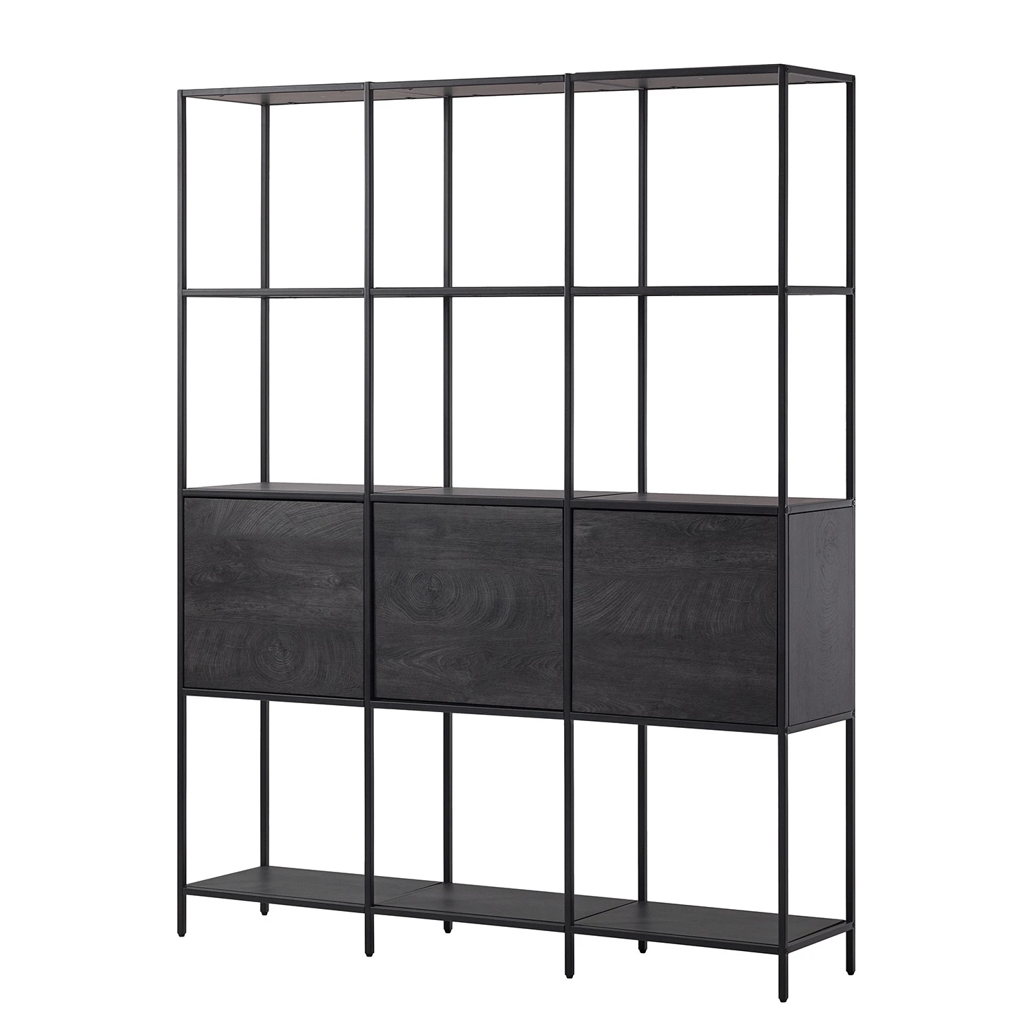 Fredriks Regal Meon III - Eiche Grau Dekor - Breite: 150 cm 1 Fredriks Regal Meon III - Eiche Grau Dekor - Breite: 150 cm