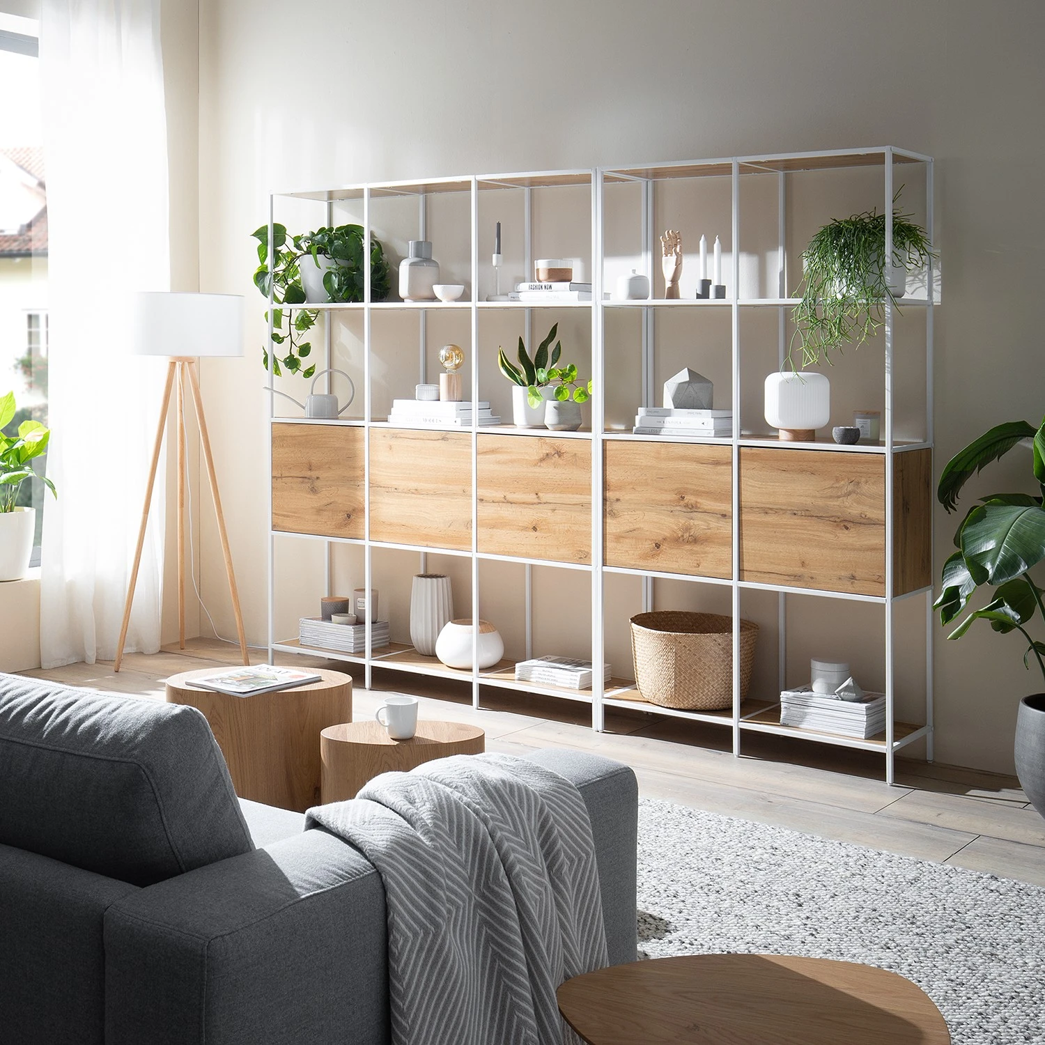 Fredriks Regal Meon III - Eiche Dekor - Breite: 101 cm 3 Fredriks Regal Meon III - Eiche Dekor - Breite: 101 cm – Bild 3