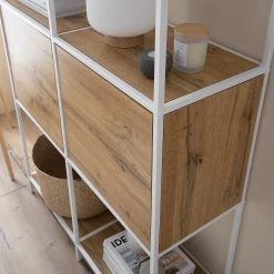 Fredriks Regal Meon III - Eiche Dekor - Breite: 101 cm 50 Fredriks Regal Meon III - Eiche Dekor - Breite: 101 cm -Wohnzimmermöbel boutique en ligne 1000213233 201124 10313800030 DETAILS P000000001000213233