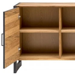 Naturoo Sideboard Ironwood II - Echtholzfurnier / Metall - Alteiche / Grau -Wohnzimmermöbel boutique en ligne 1000213239 200512 14004100040 DETAILS P000000001000213239