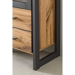 Naturoo Highboard Ironwood I - Echtholzfurnier / Metall - Alteiche / Grau -Wohnzimmermöbel boutique en ligne 1000213240 200512 14004700045 DETAILS P000000001000213240