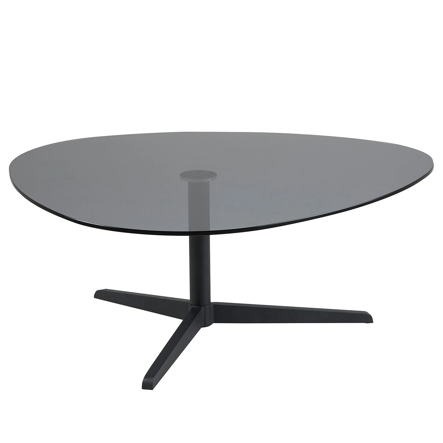 Red Living Couchtisch Mandan I - Glas / Metall - Dunkelgrau / Schwarz 3 Red Living Couchtisch Mandan I - Glas / Metall - Dunkelgrau / Schwarz – Bild 3